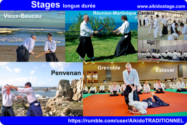  Stages aïkido longue durée avec Alain Peyrache sensei  