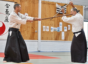  Aïkido traditionnel Montpellier Stéphane Villepontoux professeur du dojo de La Rauze